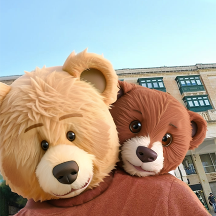 Transform people into bears